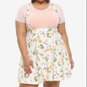 Disney Tangled Pascal & Lanterns Suspender Skirt Plus Size